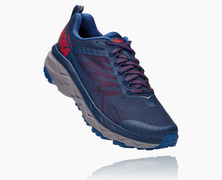 Hoka One One Challenger Atr 5 - Men Trail Shoes - Navy,Australia COK-149306